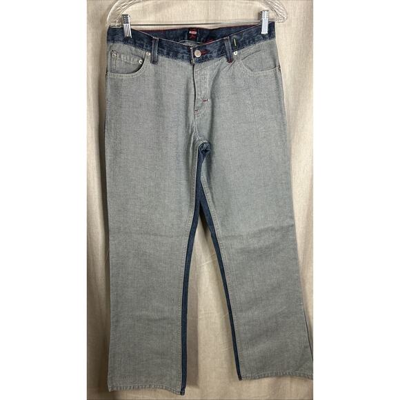 Zhot Zuko - Men’s Two-Tone Denim Jeans - Size 31 (36” Waist) - Picture 1 of 4